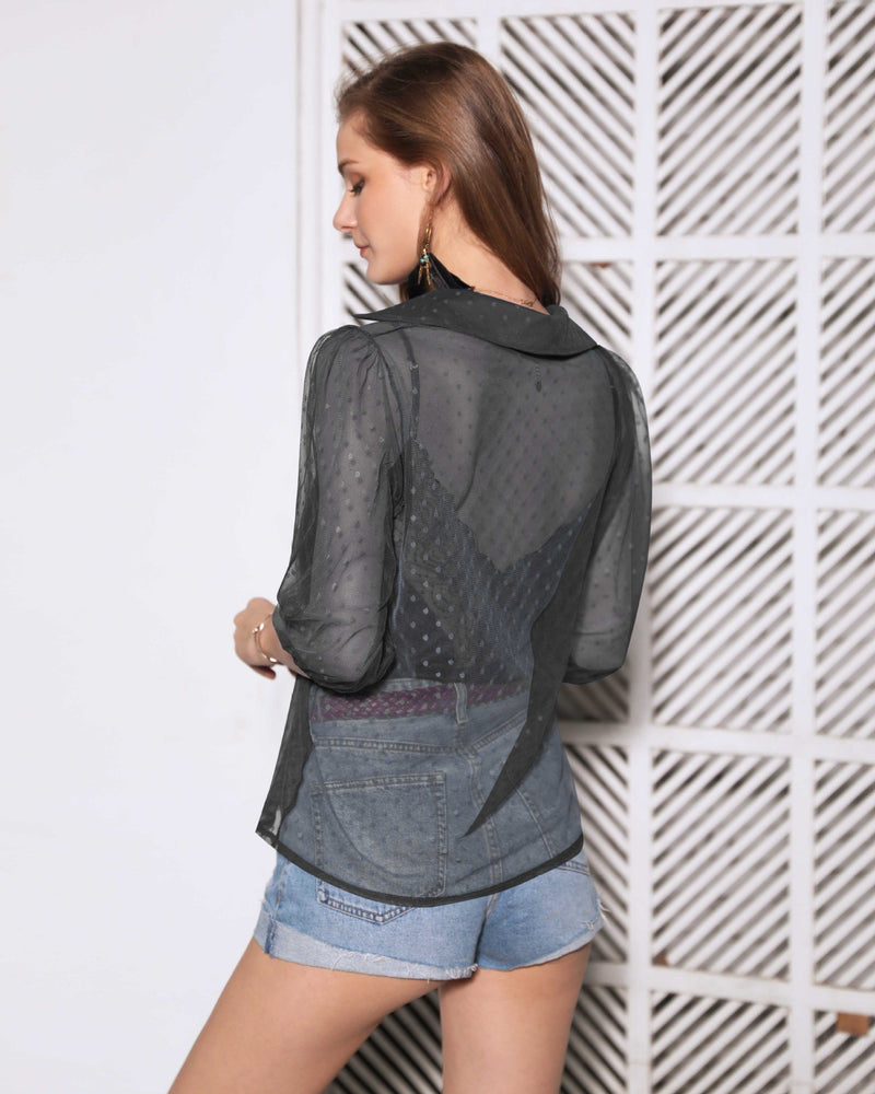 T-shirt Sexy Maille Transparente