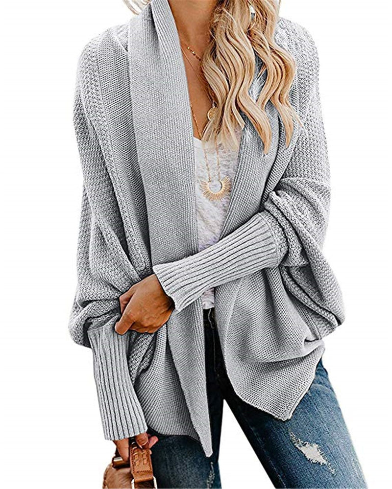 Pull cardigan automne manches longues