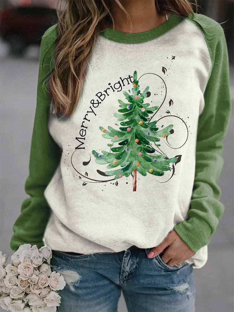 Pull Noël Merry & Bright Sweatshirt Léopard Femmes