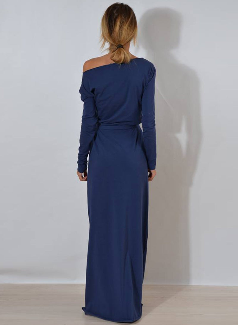 One Shoulder Maxi Dress