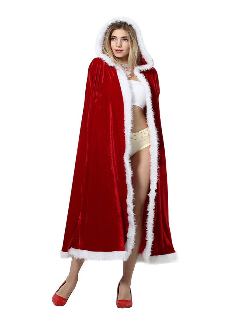 Joyeux Noël Mme Santa Claus Noël Costume Cape - CA Mode