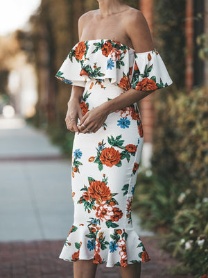 Robe à Imprimé Floral