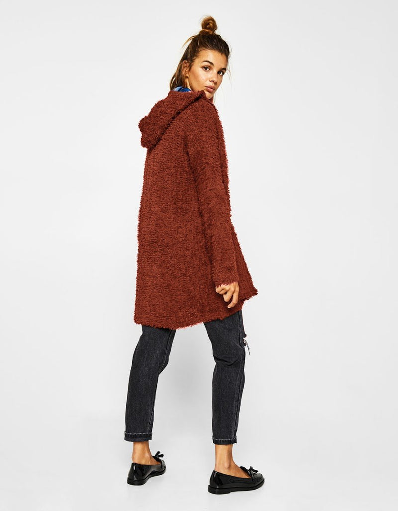 Faux Mohair Cardigan Tricots Outwear - CA Mode