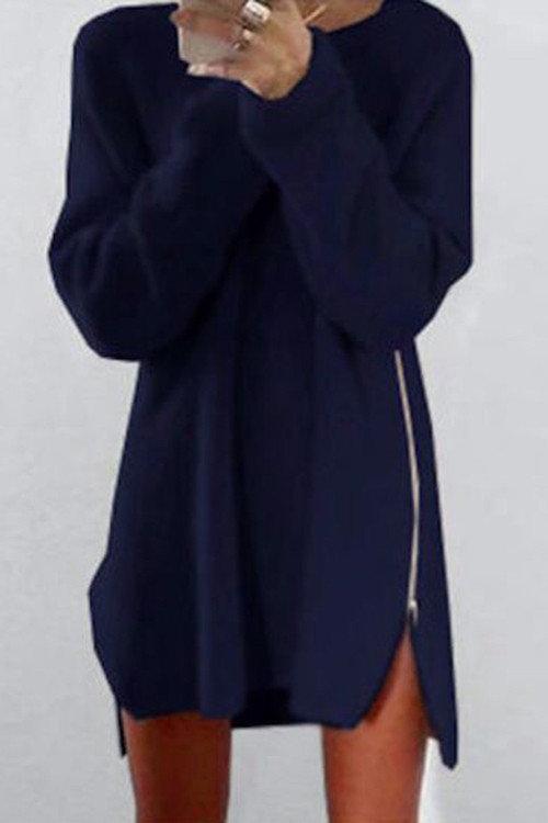 Mini Robe à Ourlet Irrégulier - CA Mode