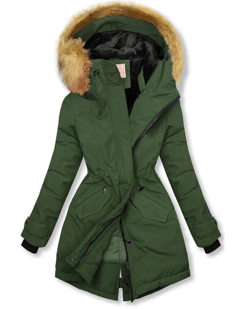 Fashion Warm Plush Hooded Jacket