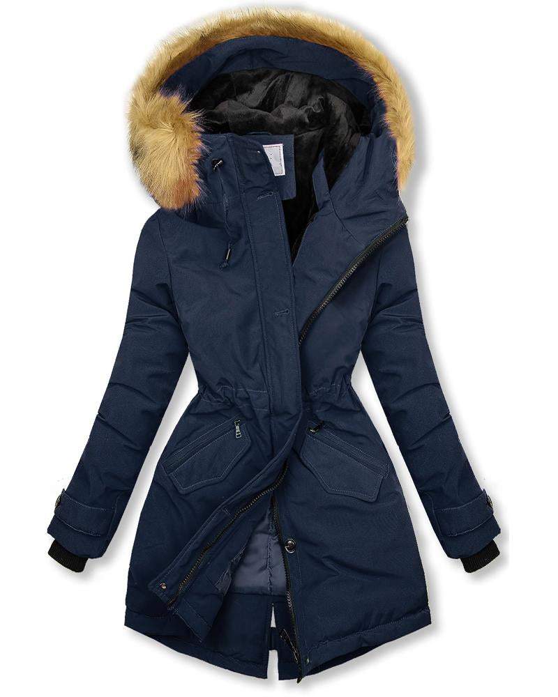 Fashion Warm Plush Hooded Jacket